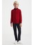 Fermuarlı Merino Yün Kırmızı Activewear Çocuk Triko 2