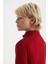 Fermuarlı Merino Yün Kırmızı Activewear Çocuk Triko 3