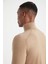 Camel Boğazlı Slim Fit Merino Yün Triko 3