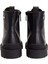 Erkek Kauçuk Kaplamalı Bağcıklı ve Fermuarlı Bot - Siyah 4