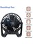 Mini Masa Fanı Portatif USB Fan 360° Ayarlanabilir Portatif Iki Hızlı Sessiz 3 Kademeli 1