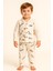 Önden Düğmeli %95 Bambu Pijama Takımı (2-6 Yaş) 1