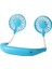 Eller Serbest Boyun Bandı Asılı USB Şarj Edilebilir Çift Fan Mini Hava Soğutucu Yaz Taşınabilir Fanlar (Yurt Dışından) 1