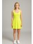 Kadın Sarı Askılı ELBISE-E2237 1