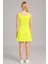 Kadın Sarı Askılı ELBISE-E2237 2