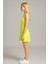 Kadın Sarı Askılı ELBISE-E2237 3