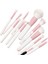 12PCS Makyaj Fırçaları Set Taşınabilir Temel Toz Karıştırma Allık Kapatıcı Sentetik Fiber Kıl Fırça Karıştırma Makyaj Fırçası Renk: PINK-12PCS (Yurt Dışından) 1