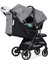 Wow Kabin Boy Tek Elle Kolay Katlanır Travel Bebek Arabası Autofold Grey Black 5