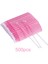 100/500PCS Kirpik Uzatma, Mikro Pamuklu Swabs, Dudak Maskara Değnekleri Pembe Mikrobrush Laukiss Renk: 500PCS Gül Kırmızı (Yurt Dışından) 1