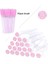 20PCS Kirpik Uzatma Fırçaları Tüplerle Kabk Maskara Değirmenleri Kaş Tülleri Konteyner Tek Kullanımlık Makyaj Aracı Aplikatör: Pembe Cam (Yurt Dışından) 1