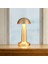 Şarjlı Dokunmatik Masa Lambası, Retro Tasarım, Altın Renk, Şık ve Kullanışlı Aydınlatma 3