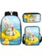 Labubu İlk ve Ortaokul Öğrenci̇leri̇ İçi̇n Okul Çantasi Üç Parçali Set (Yurt Dışından) 1
