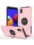 Samsung Galaxy A01 Core Kılıf Elit Yüzüklü Kapak - Pembe 1