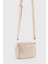 Kadın Krem Timsah Derisi Görünümlü Çapraz Çanta, Şık ve Modern Tasarım 5