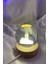 3D LED Işık Gecelambası, Ahşap Kule, Cam Küre, Tek Renk, Günışığı, 6 cm 2