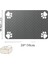 Pet Besleme Mat-Absorban Yiyecek ve Su Kasesi Için Pet Placemat, Su Geçirmez Kauçuk Desteği Ile, Köpek Catcolor Için Hızlı Kuru Su Matı: Siyah 20X30CM (Yurt Dışından) 1