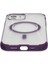 iPhone 12 Hilton Magsafe Kapak - Derin Mor 3
