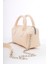 Bej Mini Şık Kadın El ve Omuz Çantası, Zarif ve Kullanışlı Tasarım 1