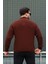 Oversize Selanik Örgü Düğmeli Erkek Hırka- Koyukahve 6