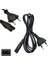 Ac 220V Power Güç Kablosu Notebook Radyo Tv Vb. Için 2li Güç Kablosu 4