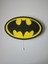 Renkli Ahşap Batman Simgesi Çocuk Odası Gece Lambası 39X24 2