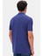Ds Damat Regular Fit Mor %100 Pamuklu Uzun Ömürlü Kıvrılmaz Polo Yaka Nakışlı T-Shirt 4