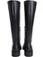 Kadın Konçlu Kalın Tabanlı Uzun Çizme - Siyah 5