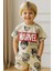 Pamuklu Erkek Çocuk T-Shirt Şort Yazlık Takım 1