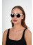 Krem Yuvarlak Unisex Güneş Gözlüğü 8