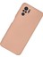 Xiaomi Redmi Note 10 Kılıf Nano Içi Kadife Silikon - Pudra 2