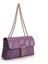 Mor Desenli Zincir Askılı Çok Amaçlı Kadın El ve Omuz Çantası 5