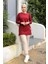 Yeni Stil Bordo Arma Detay Tunik 10020 ( Lisinya ) 3