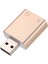 Zuomee Alüminyum Çelik USB Harici Ses Adaptörü 3.5mm Jack S 7.1 (Yurt Dışından) 3