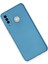 Huawei P30 Lite Kılıf Nano Içi Kadife Silikon - Mavi 3