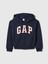 Kız Çocuk Lacivert Gap Logo Fermuarlı Sweatshirt 1