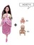 11.5 Inç Hamile Bebek Anne ile 2 Parça Bebek Göbeğinde, 1 Parça Elbise Eğitici Bebek Barbie Kızlar Için Hediye Oyuncak (Yurt Dışından) 1