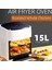 Af-15 5 Fonksiyonlu 15 Litre Dijital Ekran Hızlı Hava Akışı LED Ekranlı Yapışmaz Sepetli Air Fryer 5