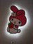 Ahşap Sanrio My Melody Çocuk Odası Gece Lambası 24X36 Pembe 4