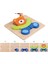 Eğitici Bultak Puzzle Seti 4 Adet 15X15 Süper Kalite Kalınlık Ahşap Çocuk Oyuncağı Bebek Çocuk Puzzle Yapboz Oyuncak 4