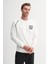 Ekru Erkek Sweatshirt 53320 2