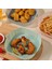 Renkli Isıya Dayanıklı Yıkanılabilir Silikon Fırın ve Airfryer Kare Model Pişirme Matı 20 cm 2