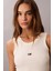 Kadın Modal Fitilli Beyaz Bluz LV044C900G-PBA 5