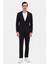 Slim Fit Siyah Düz Takim Elbise 2