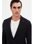 Slim Fit Siyah Düz Takim Elbise 3