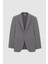 Slim Fit Açık Haki Düz Takim Elbise 5