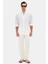 Ds Damat Comfort Fit Ekru Düz Jogger Pantolon 3