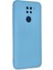 Xiaomi Redmi Note 9 Kılıf Nano Içi Kadife Silikon - Mavi 3