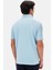 Ds Damat Regular Fit Açık Mavi Pike Dokulu T-Shirt 4HC146551001M 6