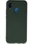 Huawei P20 Lite Kılıf Nano Içi Kadife Silikon - Koyu Yeşil 1
