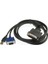 M1 DVI Da 30 + 5 Pin-15 Pimli VGA + USB Projektör Bağlantı Kablosu 1